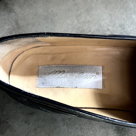 Mezlan Antonio Men SZ 10 Black Tassels Loafers